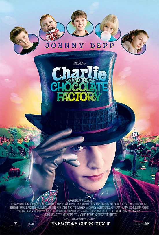 Charlie & The Chocolate Factory poster